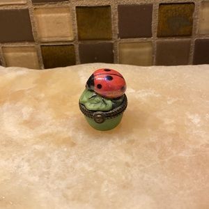 Vintage PHB Lady Bug Trinket Box